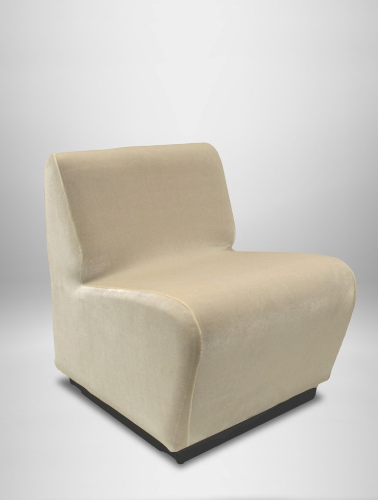 Armless Club Chairs Ivory West Coast Event Productions, Inc.