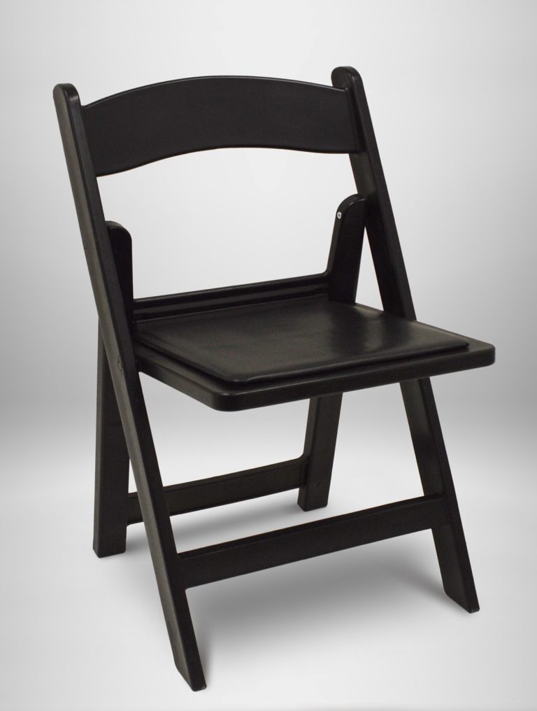 Black Resin Folding Chairs West Coast Event Productions, Inc.
