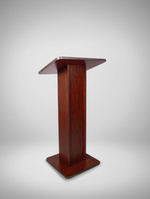 Mahogany Pulpit Podium - West Coast Event Productions, Inc.