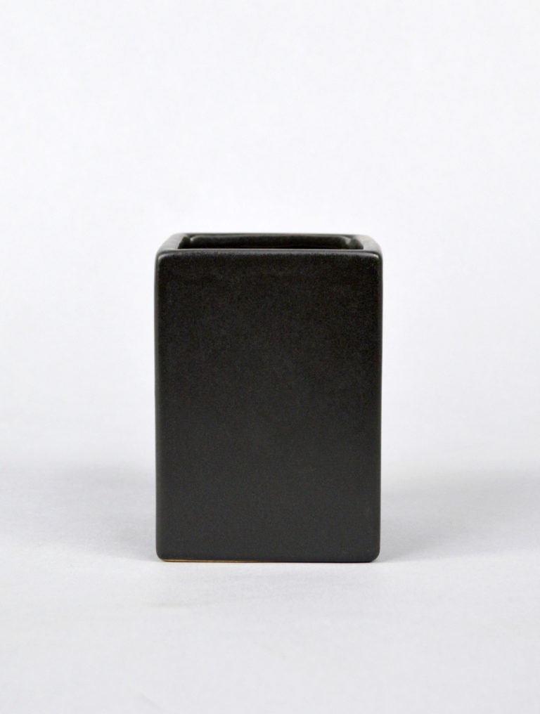 Tall Matte Black Square Vase West Coast Event Productions, Inc.