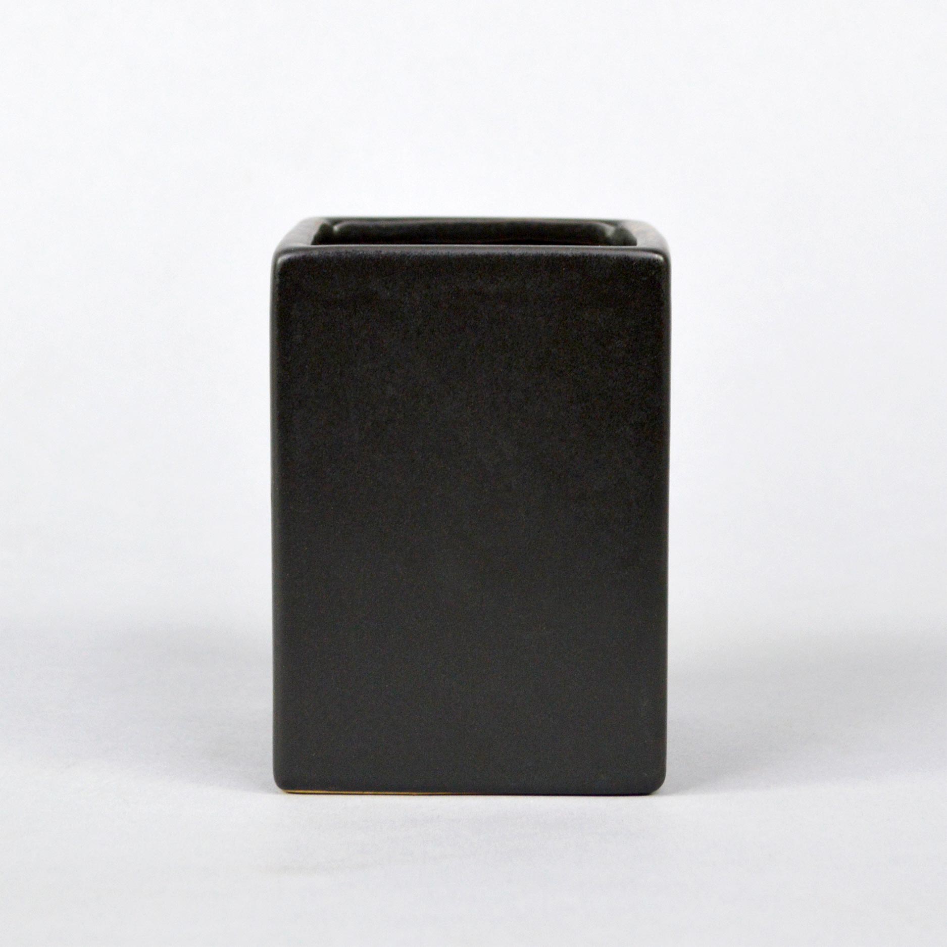 Tall Matte Black Square Vase West Coast Event Productions, Inc.