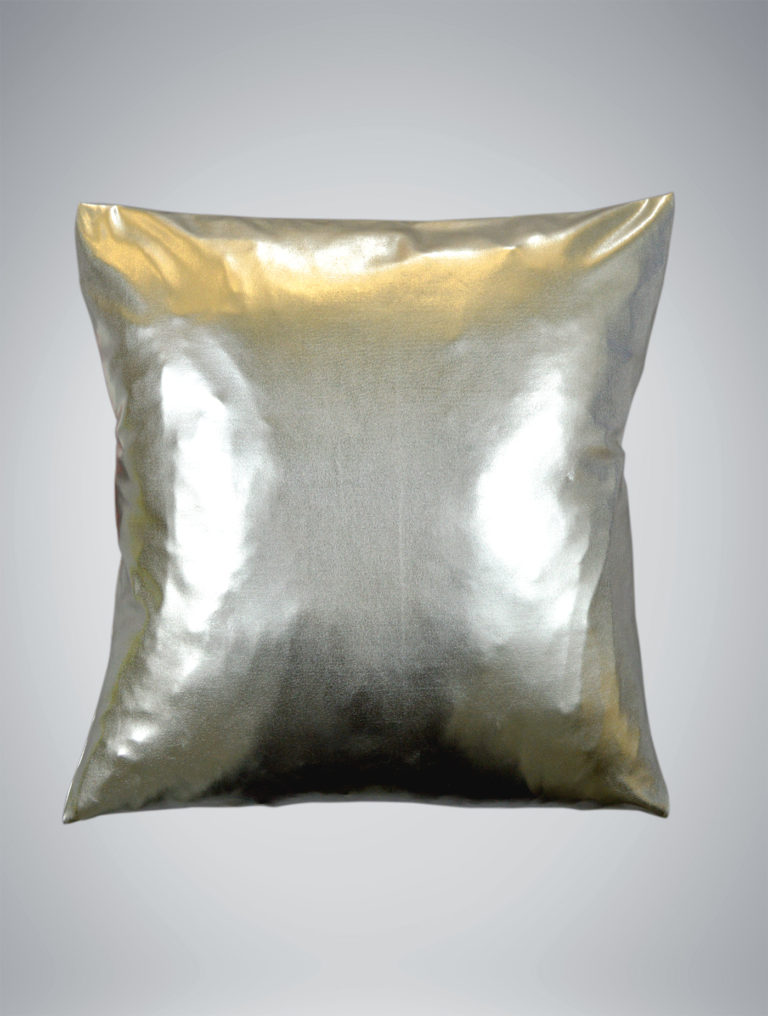 Silver Lame Pillow - West Coast Event Productions, Inc.