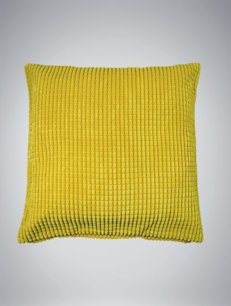 Yellow Textured Pillow West Coast Event Productions, Inc.