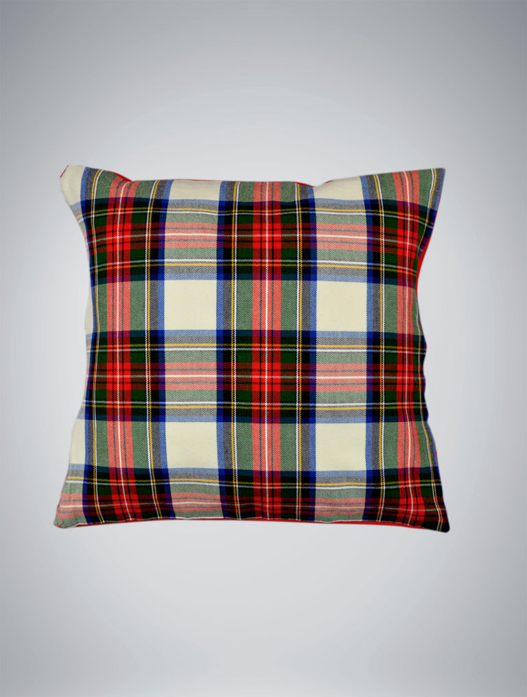 Plaid Tartan Pillow West Coast Event Productions, Inc.