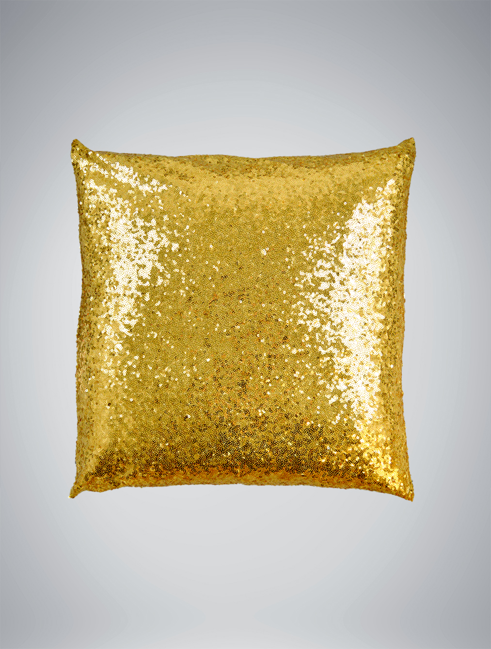 gold sequin pillows embroidered