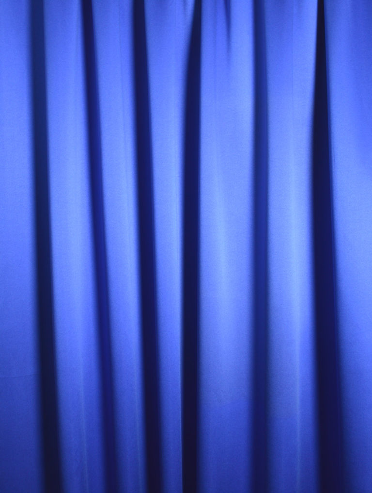 Royal Blue Satin Drape - West Coast Event Productions, Inc.